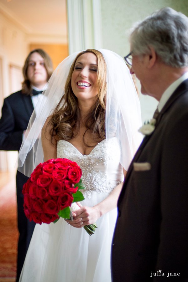 bride at cairnwood estate in bryn athyn, pa