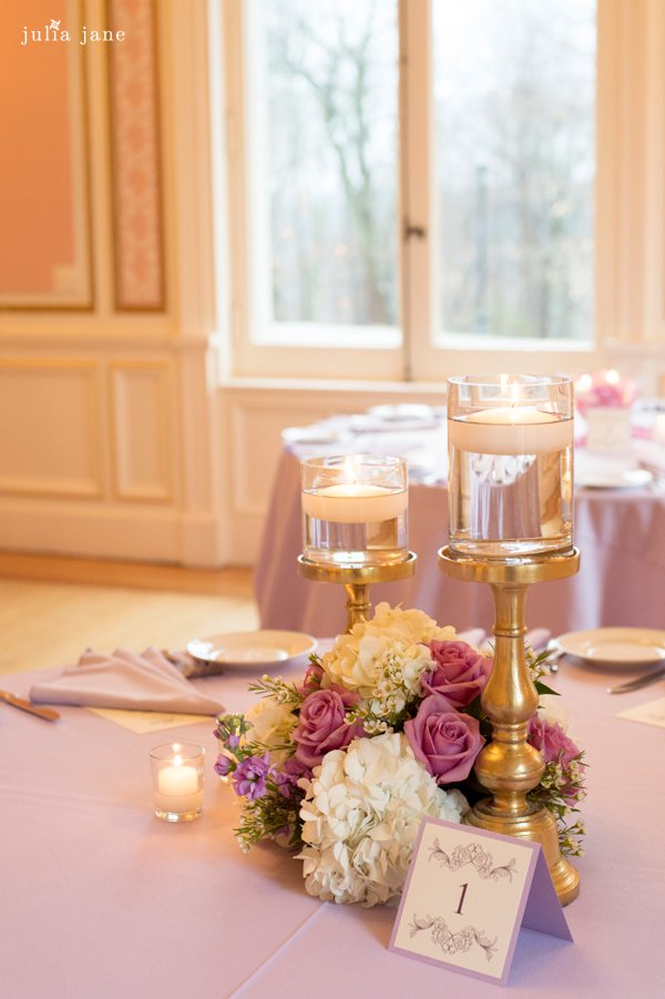 centerpieces by la petite fleur at Cairnwood Estate