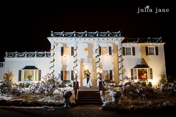 winter wedding at the fox hill inn by connecticut wedding photographer, julia jane studios