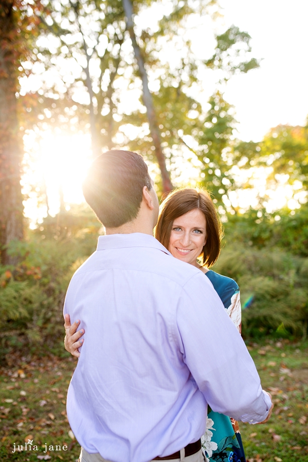 fall engagement session in connecticut