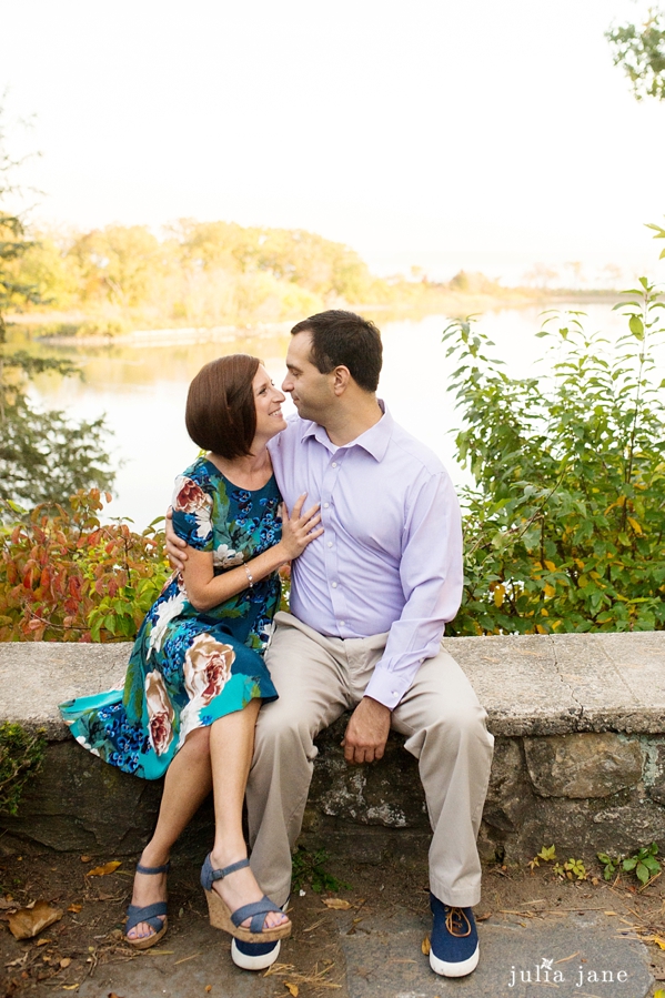 engagement session at tod's point in greenwich, ct