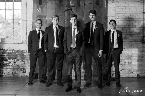 groomsman at the lace factory