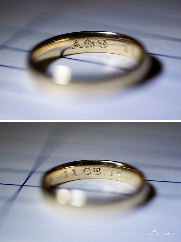 engraved wedding bands 