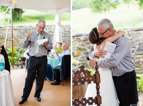 tented spring wedding at red maple vineyard