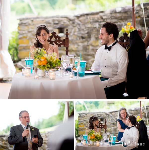 tented spring wedding at red maple vineyard