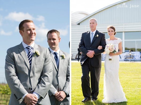 june wedding ceremony at saltwater farm vineyard