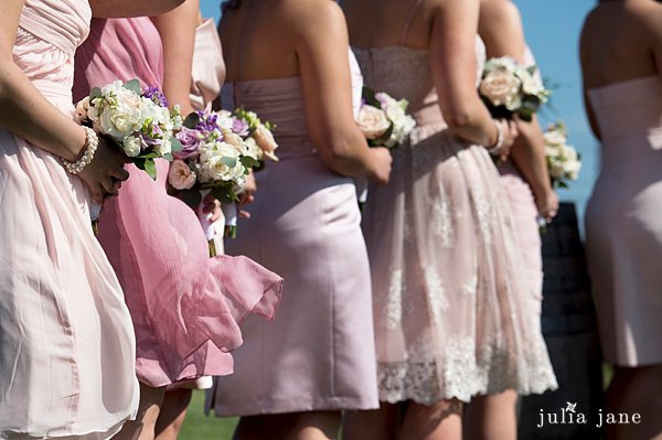 pink and ivory wedding at saltwater farm