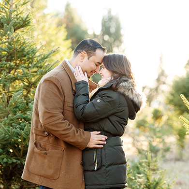 Winter Engagement Session in Connecticut:
Sam & Ash